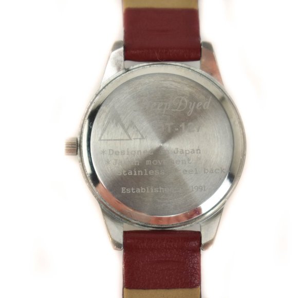 DEEP DYED: Red, Leather Constellations Watch main image 6